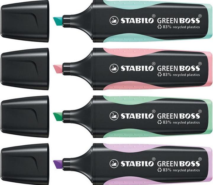 Produktbild STABILO Green Boss (Gelb, Schwarz, 5 mm, 10 x)