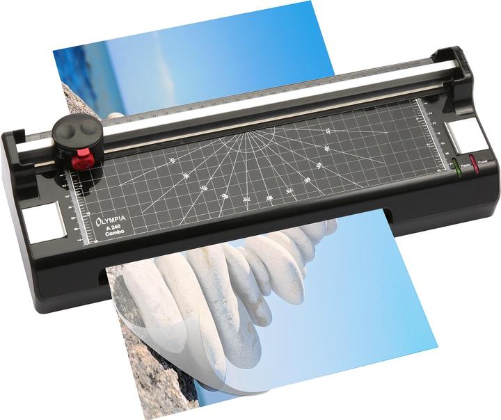 Productafbeelding Olympia Een 240 DIN A4 lamineermachine met papiersnijder (80 - 125 µm, A4)