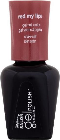 Sally Hansen Salon Pro Gel Red My Lips 0.14 Fluid Ounce (220 Red My Lips, Gel-Effekt Nagellack)