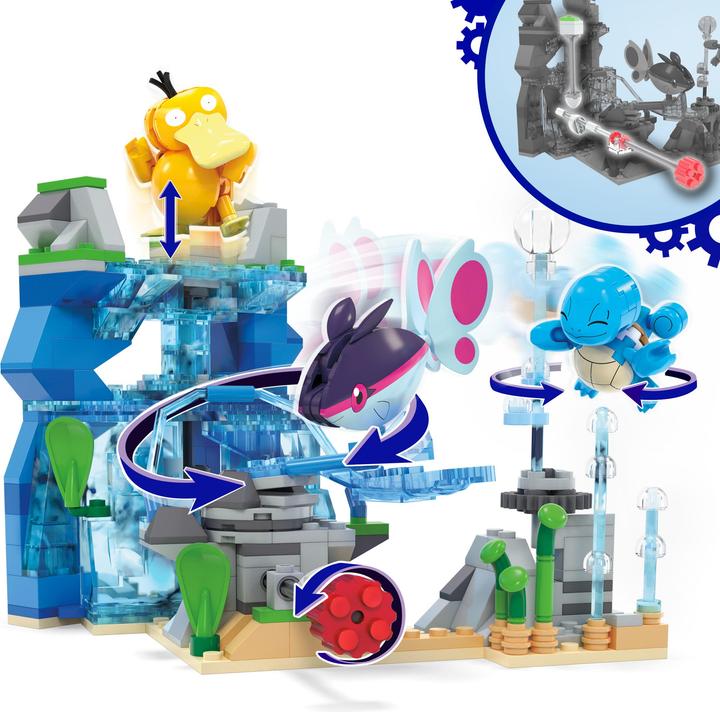 Immagine prodotto MEGA Set di giocattoli da costruzione Pokémon avventura acquatica con 3 figure d'azione