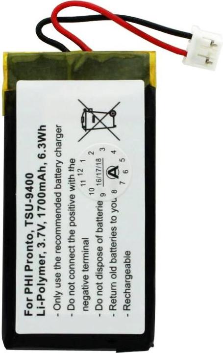 Actual product image Philips Akku PRONTO TSU-9400 (1 pcs., Device specific, 1700 mAh)