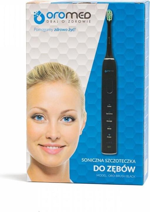 Image du produit Oromed BRUSH BLACK brosse à dents électrique Adulte Brosse à dents Sonic (Brosse à dents sonique)