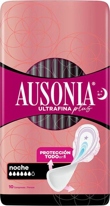 Ausonia ULTRAFINA PLUS compresas noche alas 10 u (10 x)