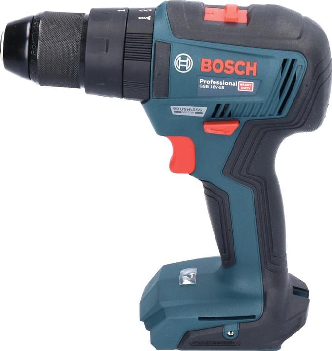 Immagine prodotto Bosch Professional Bosch GSB 18V-55 Trapano a percussione a batteria professionale 18 V 55 Nm Brushless + 1x Batteria (Batteria ricaricabile)