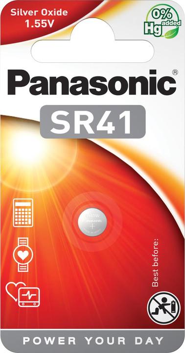 Immagine prodotto Panasonic Ossido d'argento SR41 (1 pz., LR41, 45 mAh)