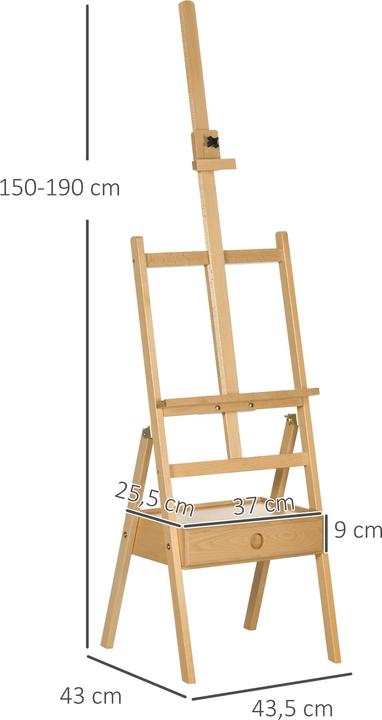 Produktbild Vinsetto Staffelei