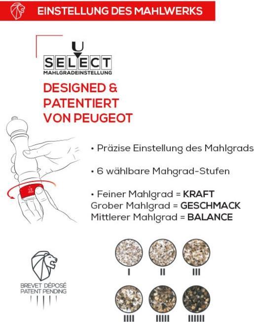Actual product image Peugeot PARIS RED Pepper Mill U SELECT 30cm (Pepper)