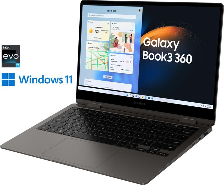 Immagine prodotto Samsung Galaxy Book3 360 (13.30", Intel Core i7-1360P, 16 GB, 1000 GB, DE)
