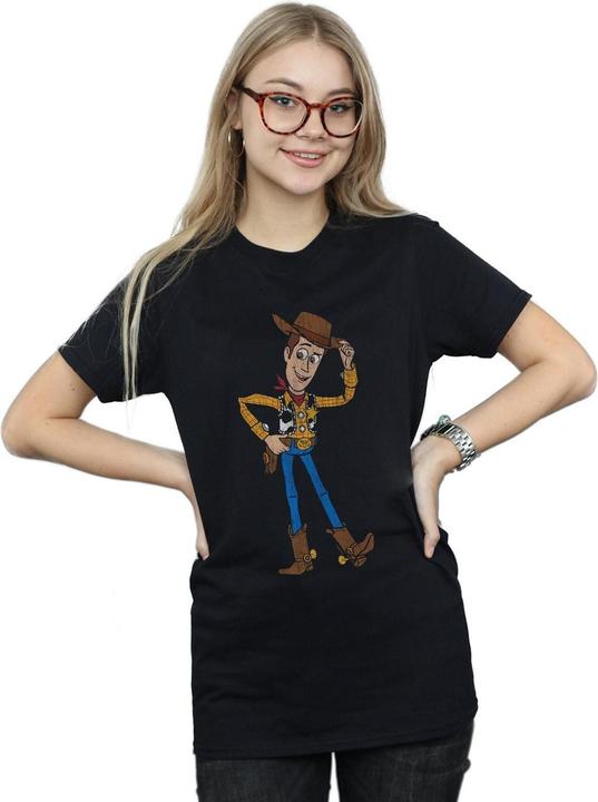 Immagine prodotto Disney Toy Story 4 Sheriff Woody Pose Maglietta Ampia Donna (XL)