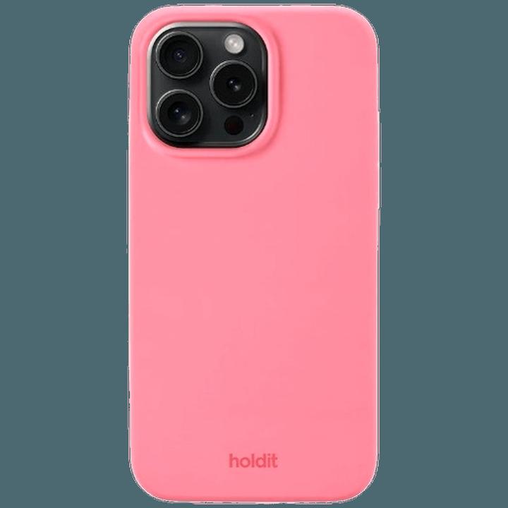 Produktbild Holdit Silikon Back Cover Rosa Apple iPhone 15 Pro Max (Apple iPhone 15 Pro Max)