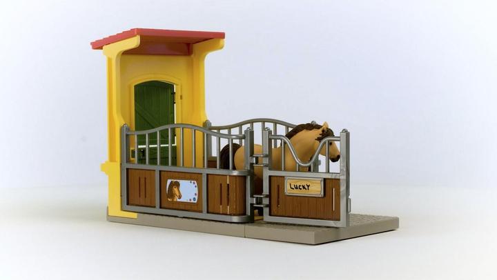 Actual product image Schleich Pony box with Icelandic horse stallion