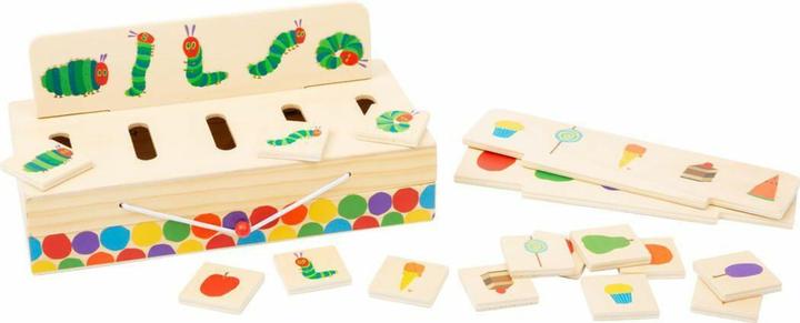 small foot Caterpillar Nimmersatt picture sorting box