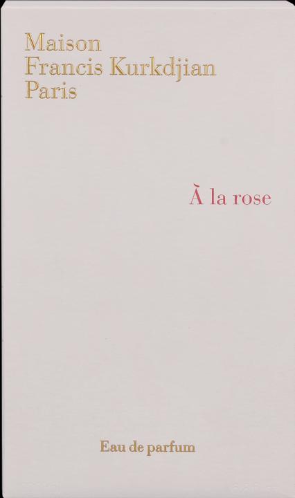 Actual product image Maison Francis Kurkdjian MFKP A La Rose Edp Spray (Eau de parfum, 200 ml)