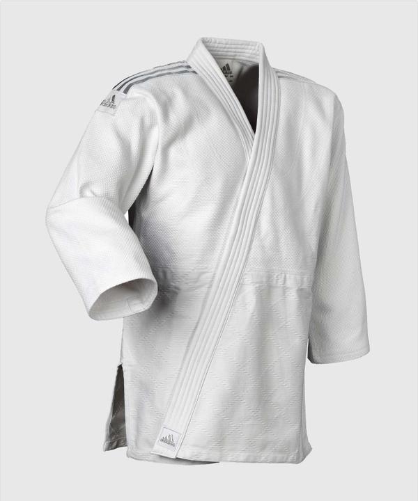 Immagine prodotto adidas Tuta da judo "Contest" a strisce bianche/argento, J650 (170)