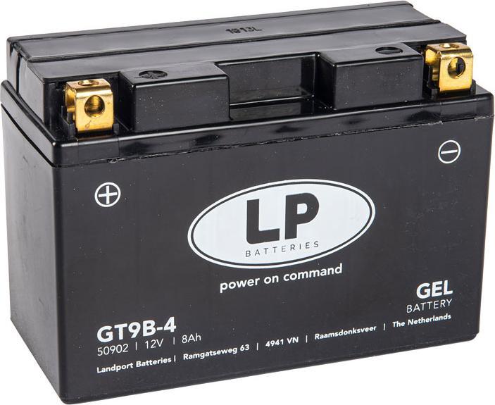 Image du produit Landport Batterie moto gel GT9B-4 12V 8Ah (12 V, 8 Ah)