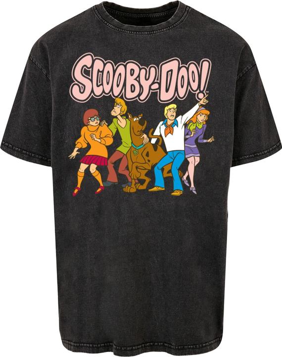 Actual product image Absolute Cult Scooby Doo - Core Group Acid Washed Oversize Tee - 114879 (L)