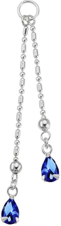Immagine prodotto Bijouteria Piercing pendente (Argento 925, Vetro (di orologio))