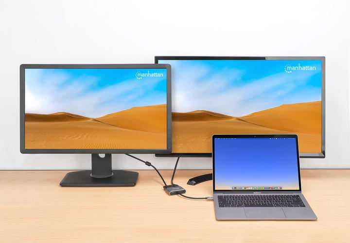 Actual product image Manhattan 130691 (USB-C, 4 Ports)
