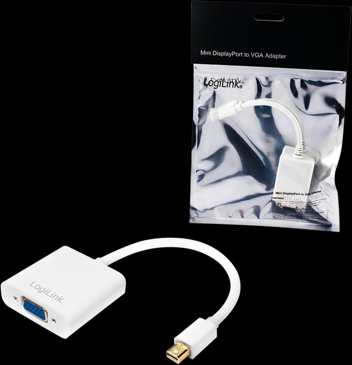 Actual product image LogiLink Mini DisplayPort to VGA (Mini DP, 9 cm)