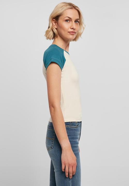 Produktbild Urban Classics Ladies Organic Stretch Short Retro Baseball Tee (4XL)