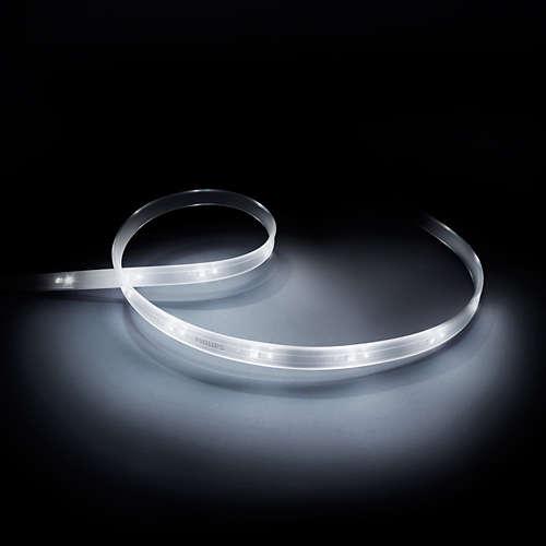 Immagine prodotto Philips Hue Lightstrips BT Extension (RGBW, 100 cm, Interno)