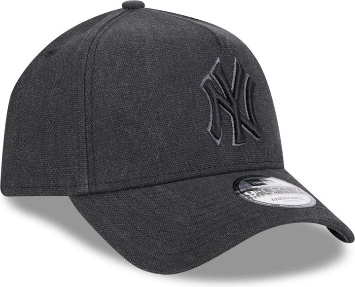 New Era A-Frame Trucker Leinen Cap New York Yankees schwarz (One Size)