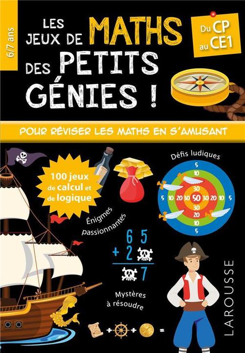 Image du produit Les jeux de maths des petits génies! : du CP au CE1, 6-7 ans (Quénée Mathieu, Français)