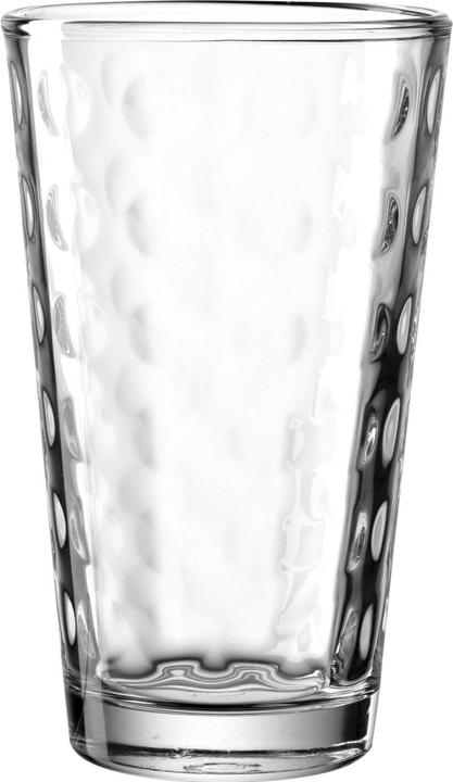 Produktbild Leonardo Longdrinkglas Optic 540 ml, 4 Stück, Transparent (5.40 dl, 4 x, Longdrinkgläser)