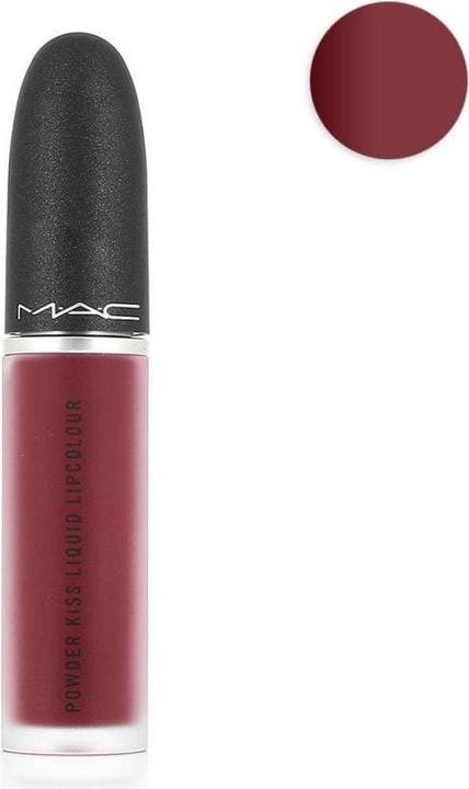 Actual product image MAC Cosmetics Powder Kiss Liquid Lipcolour (Burning love)