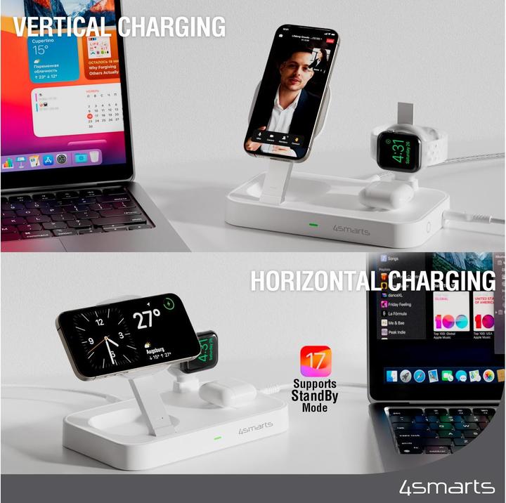 Actual product image 4smarts Wireless Charger Qi2 (15 W)