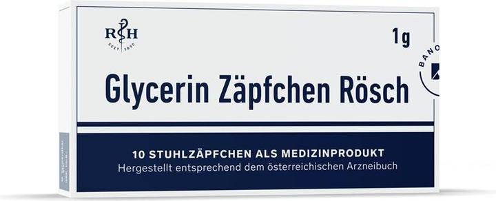 Rösch & Handel Glycerinzäpfchen 1 g 10 Stk (10 Stück)