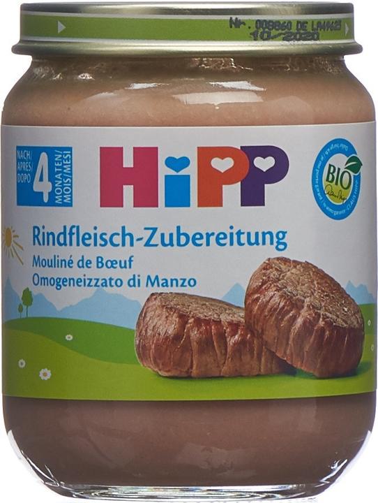 Image du produit Hipp Préparation de boeuf bio bocal (125g) (125 g)