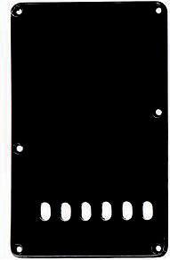 Actual product image AllParts AP PG 0556-023 Tremolo Cover 1-l.black (Instrument spare parts)