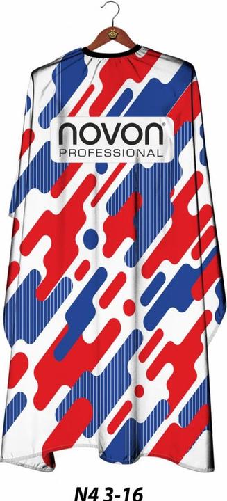 Novon Professional Cape Colour Line White/Red/Blue - N403 16