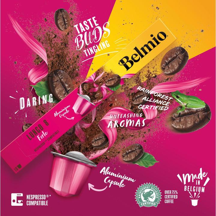 Image du produit Belmio Capsules de café Lungo Forte 10 pièces (10 x Port.)