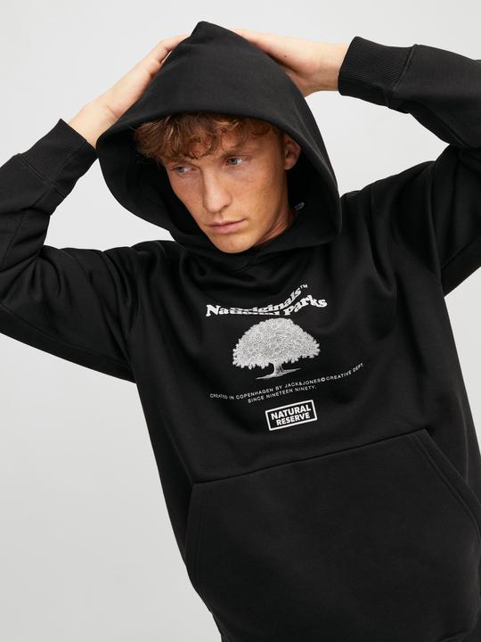 Actual product image Jack & Jones Jorurban Edge Graphic Sweat Hood Ln (XS)