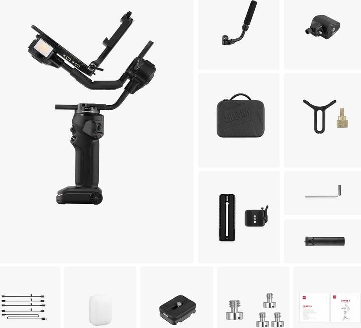 Produktbild Zhiyun Crane 4 Combo (Spiegelreflexkamera, Systemkamera, 6 kg)