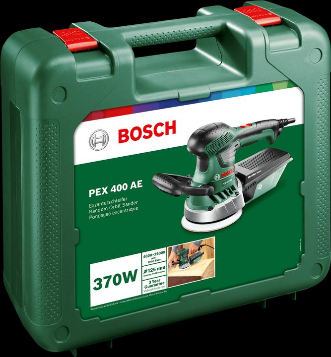 Actual product image Bosch Home & Garden Pex 400 Ae (Eccentric grinder, 370 W)