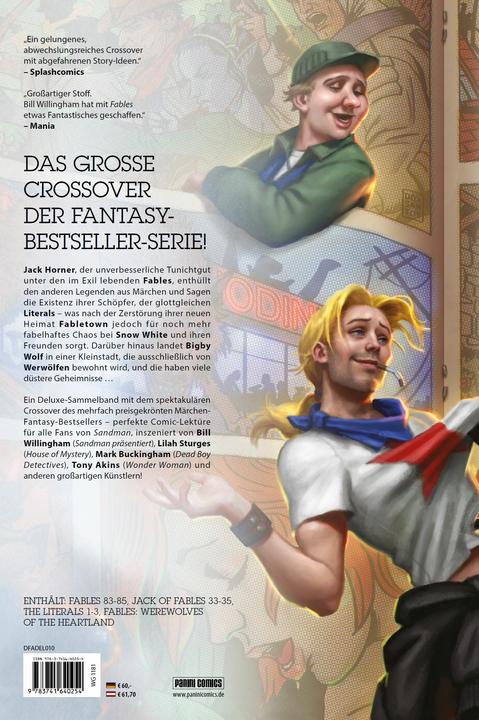 Immagine prodotto Panini Fables (Deluxe Edition) (Tedesco, Tony Akins, Russ Brown, Mark Buckingham, Bill Willingham, Jim Fern, Craig Hamilton, Lilah Sturges, 2025)