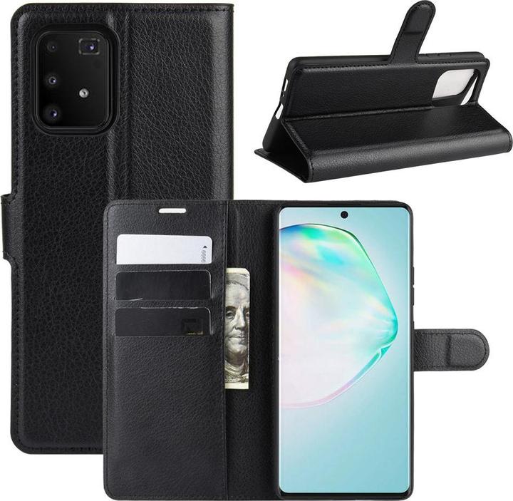 Image du produit Cover-Discount Galaxy S10 Lite - Housse en cuir noir (Samsung Galaxy S10 Lite)