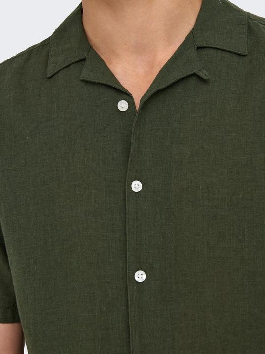 Immagine prodotto Only & Sons Onscaiden Life Ss Solid Resort Linennoos (S)