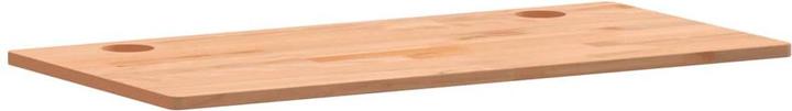 Produktbild VidaXL Schreibtischplatte 110x55x1,5 cm Massivholz Buche,Material