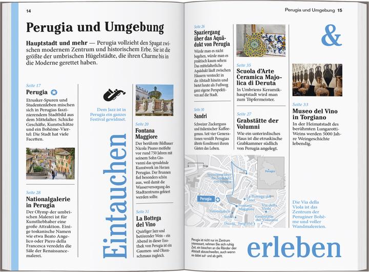 Produktbild Reise-Taschenbuch Reiseführer Umbrien (Deutsch, Julia Reichardt, Tobias Garst, 2024)