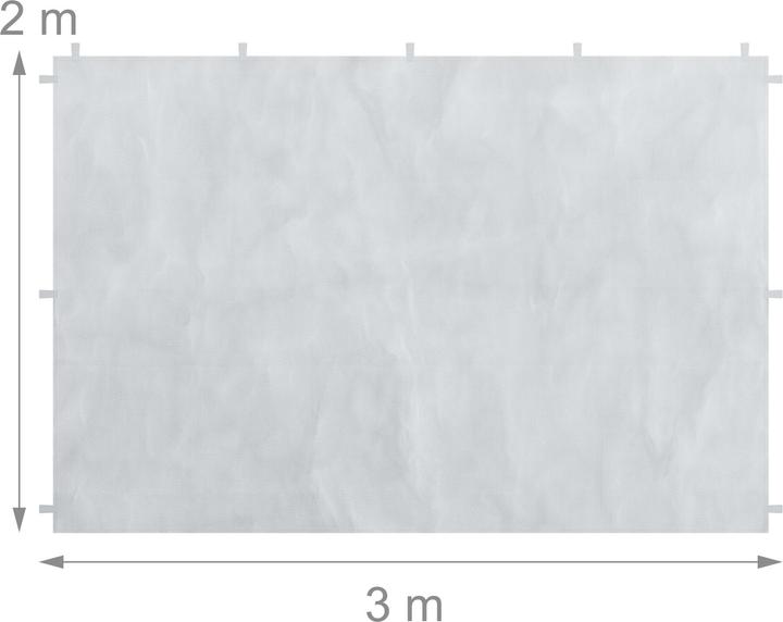 Produktbild Relaxdays 3x Pavillon-Seitenwand (10 cm, 300 cm)