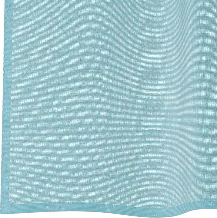 Produktbild VidaXL Voile Vorhänge mit Stangentaschen 2 Stk. Türkis (140 x 245 cm)