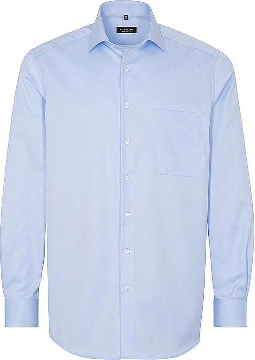Eterna Herrenhemd COMFORT FIT Langarm Standard BLAU Gr.40 (40)