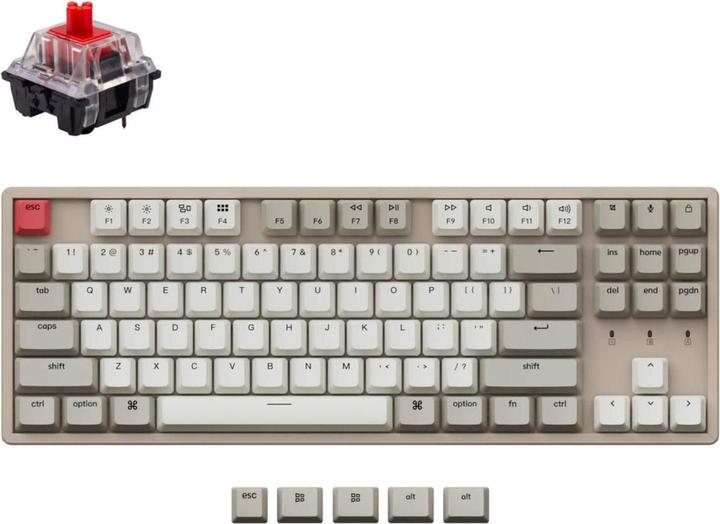 Produktbild Keychron K8 (US, Kabelgebunden, Kabellos)