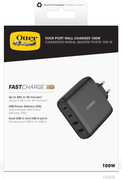 Image du produit OtterBox UE GaN Chargeur rapide (100 W)