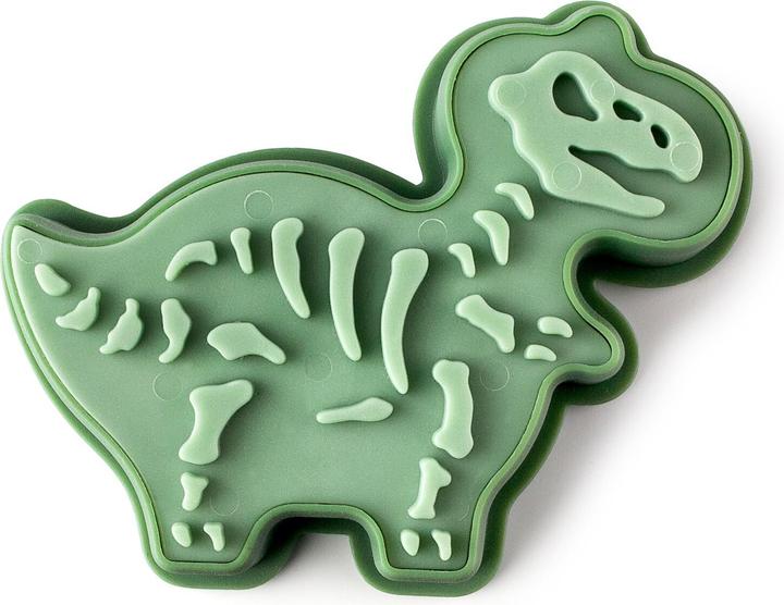 Actual product image Ibili Set 4 Dinosaurier-Ausstechformen 9 x 2 cm Perfekt zum Ausstechen von Teig, geeignet für Motto-Partys
