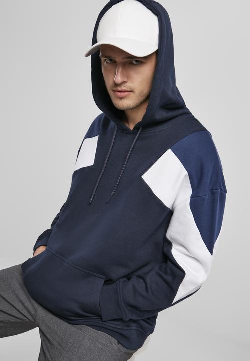 Immagine prodotto Urban Classics Felpa con cappuccio oversize a 3 toni (M)